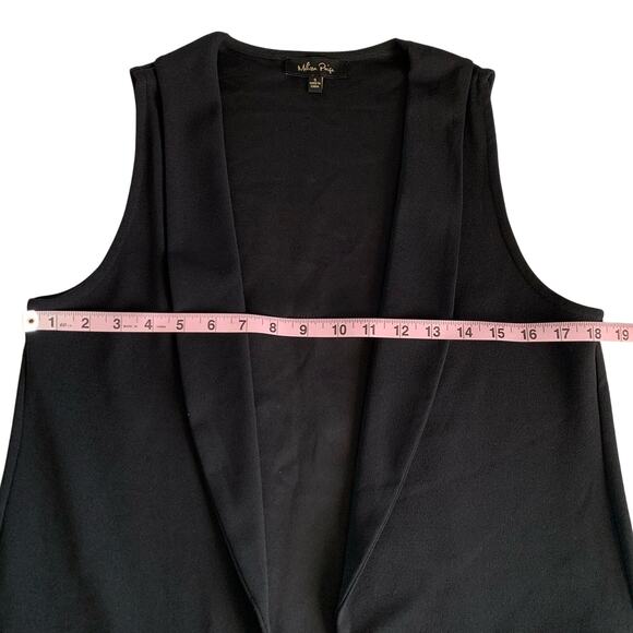Via Penny Lane Reworked Apparel | Mariah Carey Christmas Graphic Black Vest - Picture 6 of 8